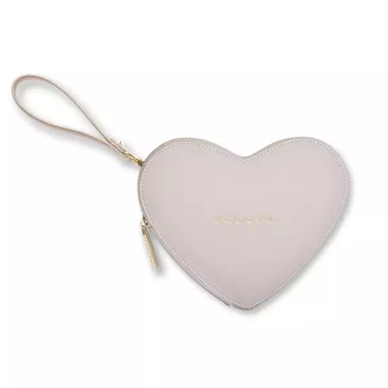 Béžová listová kabelka v tvare srdca – Love Heart