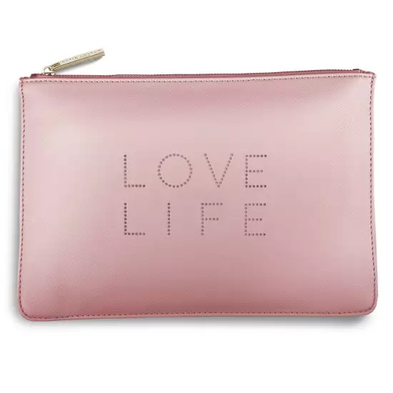 Love Life ružová listová kabelka – Perfect Pouch