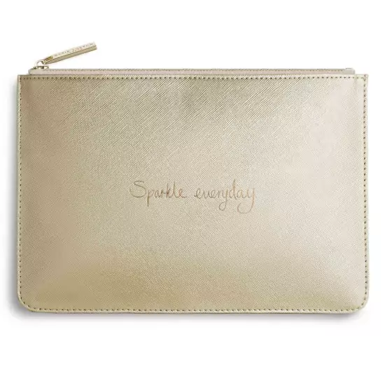 Sparkle Everyday zlatá listová kabelka – Perfect Pouch