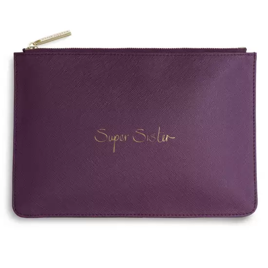 Super Sister fialová listová kabelka – Perfect Pouch