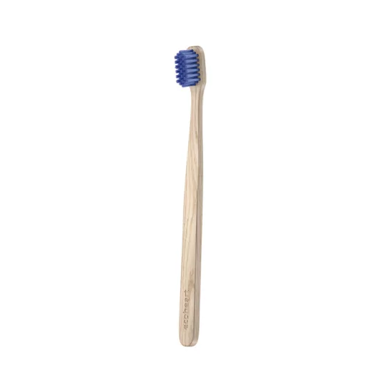 Modrá bambusová zubná kefka