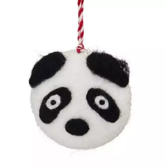 HANG ON Ozdoba filcová hlava pandy