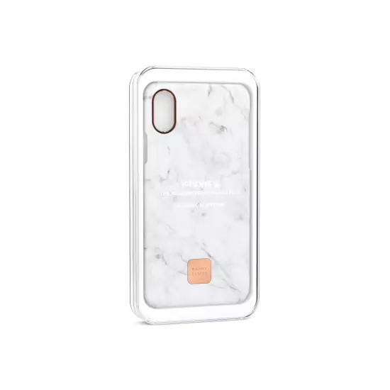 Ultratenký obal na iPhone X – biely mramor