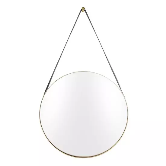 Okrúhle zrkadlo Balanced Round – zlaté