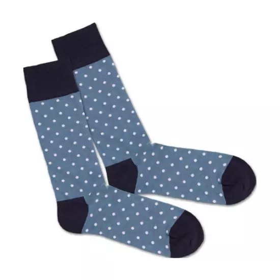 Farebné ponožky – Classic Blue Tiny Dots – 41 – 46