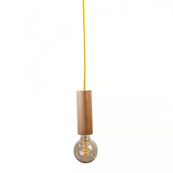 Závesné stropné svietidlo VERTIGO – žltý kábel