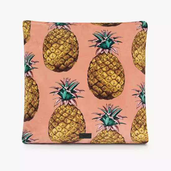 Luxusný zamatový vankúš  – Ananas