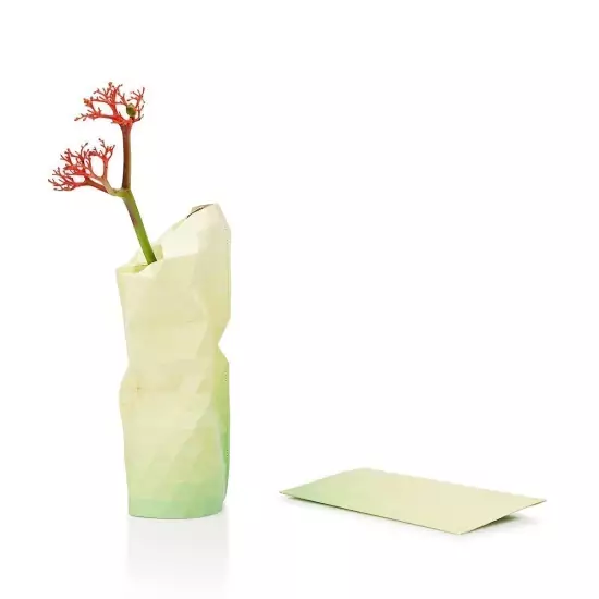 Malý papierový obal na vázu – Yellow Tones