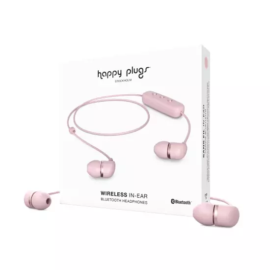 Bezdrôtové slúchadlá In-Ear – ružové