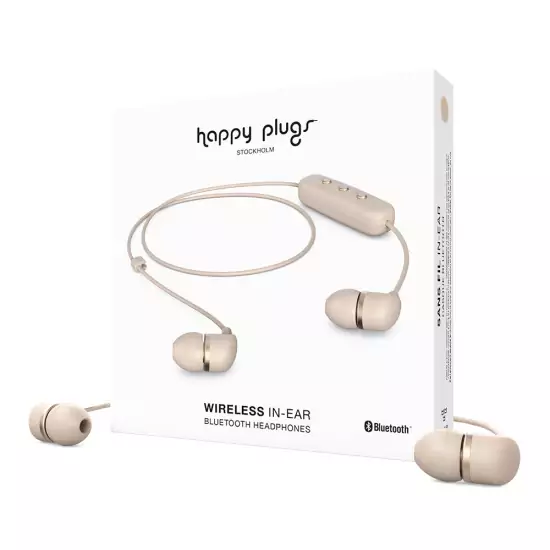 Bezdrôtové slúchadlá In-Ear – béžové