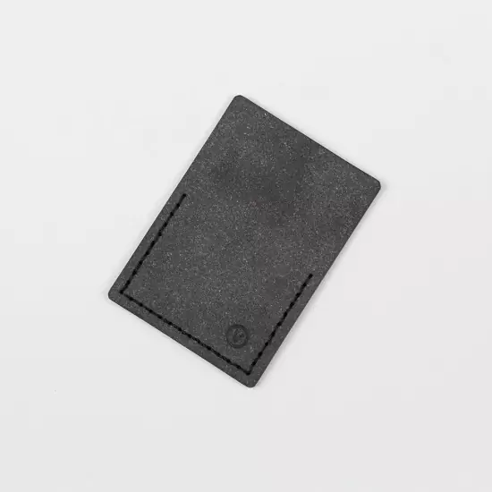Kožené puzdro na kreditné karty – šedé