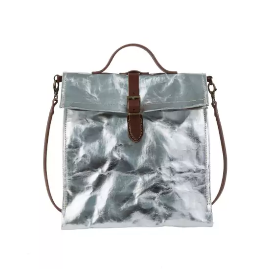Papierová metalická taška Lunch Bag