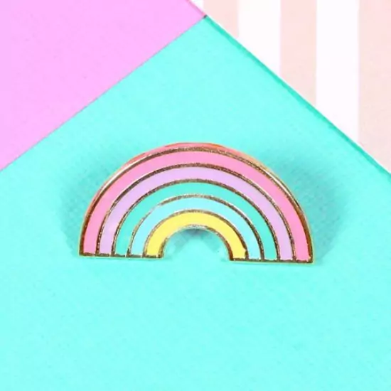Odznak Pastel Rainbow