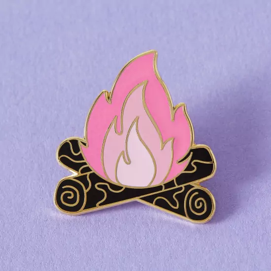 Odznak Pink Campfire