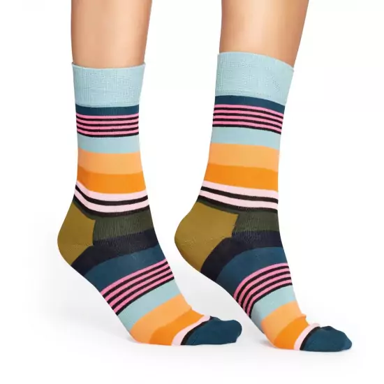 Farebné pruhované ponožky Multi Stripe