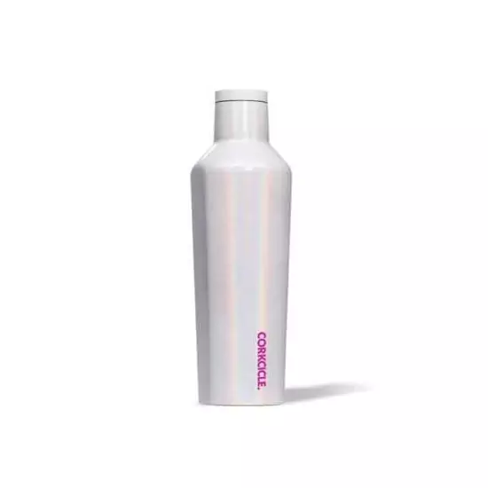 Holografická biela fľaša Canteen Sparkle Unicorn