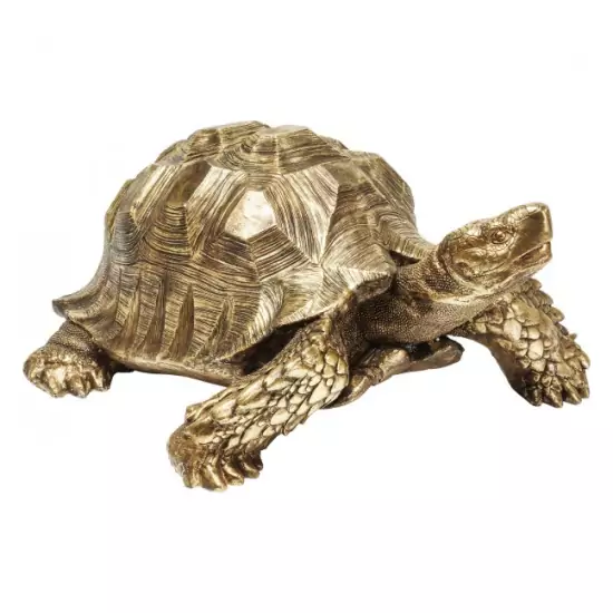 Dekoratívna figúrka Turtle XL - zlatá