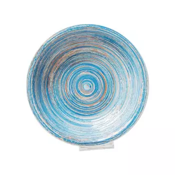 Sada 4 ks − Tanier Deep Swirl Blue Ø21 cm