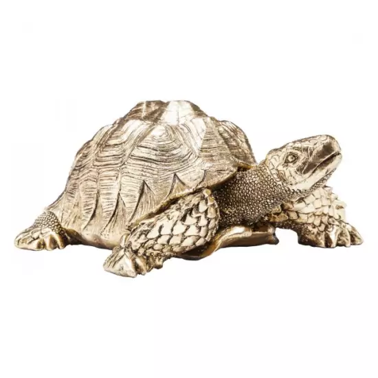 Dekoratívna figúrka Turtle Gold Small
