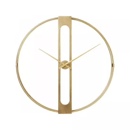Nástenné hodiny Clip Gold 107 cm