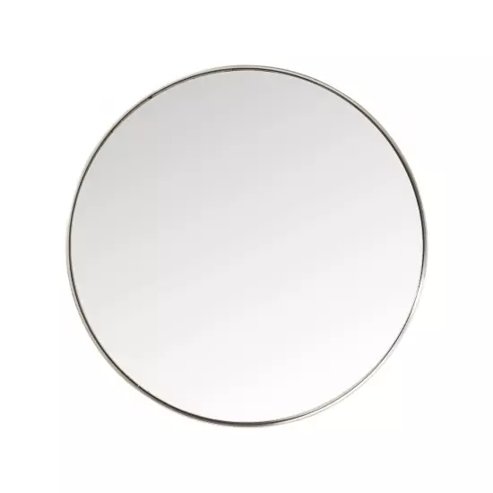 Zrkadlo Curve Round 100 cm - nerezová oceľ