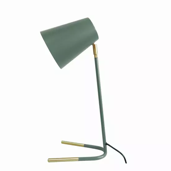 Stolná zeleno-zlatá lampa Noble
