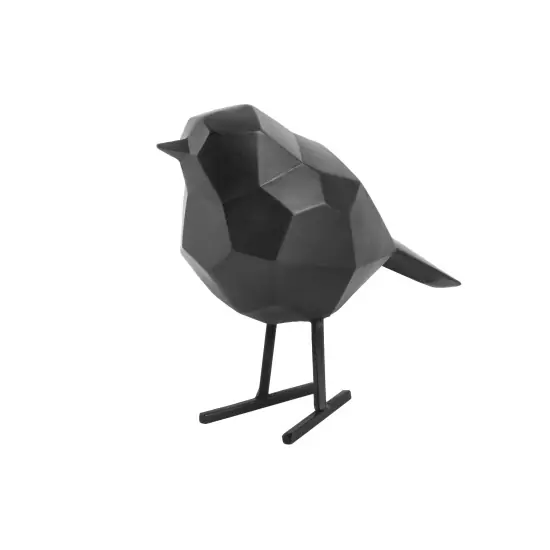 Sada 2 ks – Malá dizajnová čierna soška Statue Bird