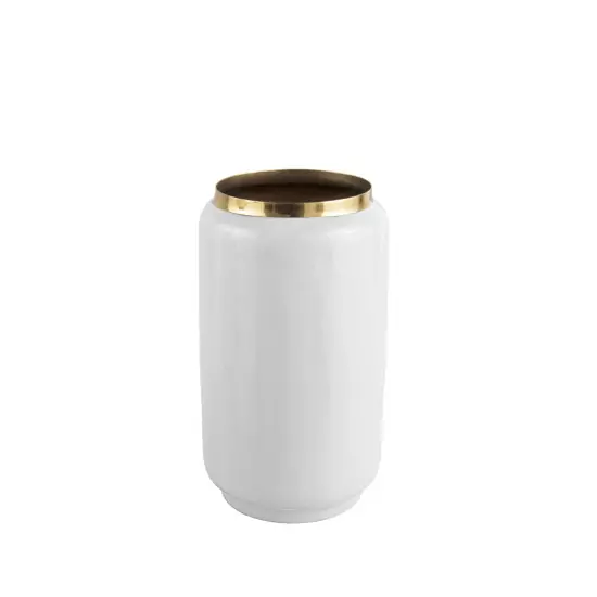 Bielo-zlatá váza Flare