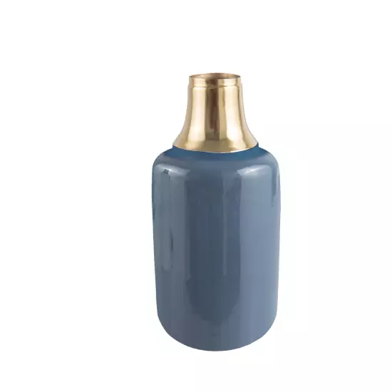Veľká modro-zlatá váza Shine