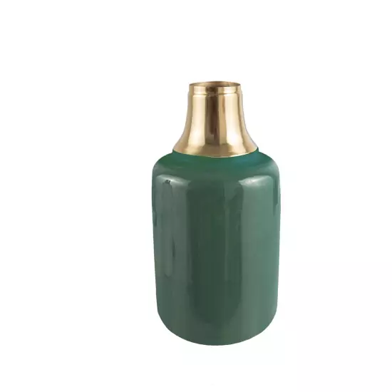 Zeleno-zlatá váza Shine