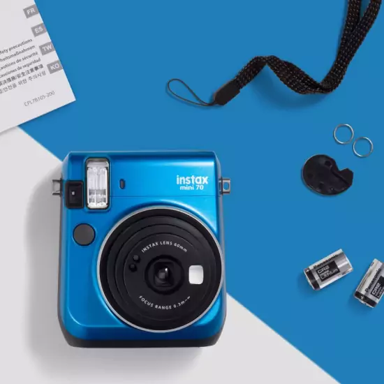 Instantný modrý fotoaparát Mini 70