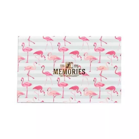Flipbook fotoalbum Flamingo Stripe
