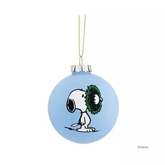 PEANUTS Sklenená ozdoba Snoopy