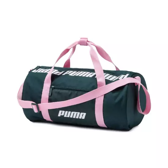 Zeleno-ružová športová taška Core Small Barrel Bag