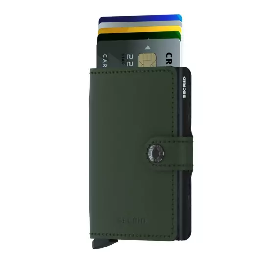 Zelená peňaženka Miniwallet Matte