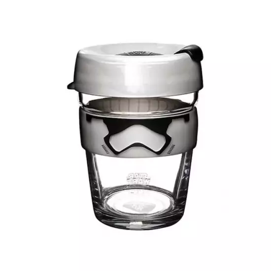 Dizajnový sklenený hrnček s motívom Star wars Stormtrooper 340 ml