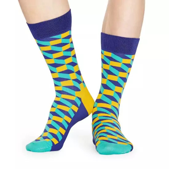 Farebné vzorované ponožky Filled Optic