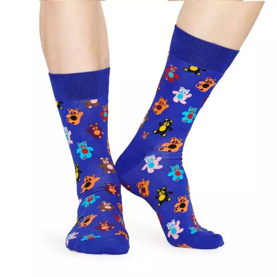 Farebné vzorované ponožky Teddybear