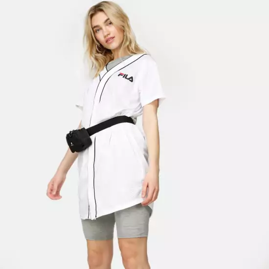 Biele šaty Robin Button Baseball