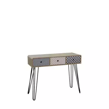 Konzolový stolík MAILBOX – 99 × 35,5 × 80,5 cm