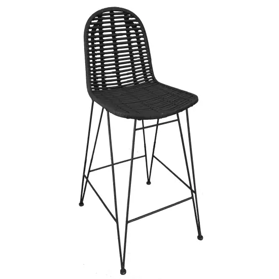 Barová stolička RATTAN – 49 × 60 × 110 cm