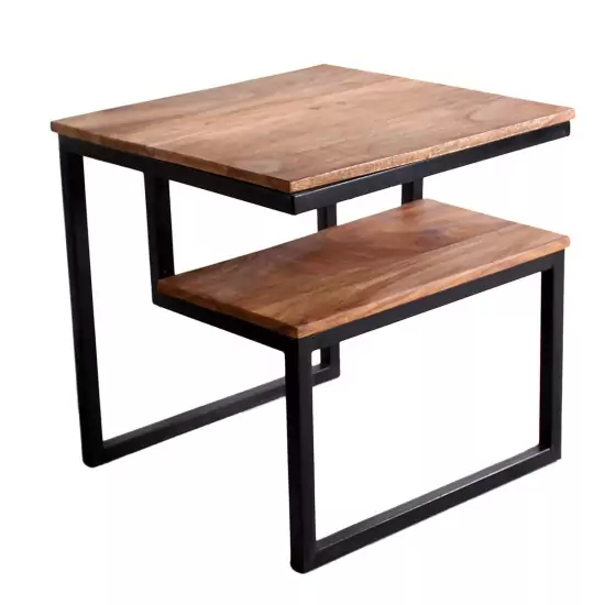 Odkladací stolík PANAMA – 51 × 51 × 52 cm