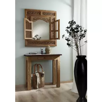 Zrkadlo SEADRIFT – 80 × 5 × 90 cm