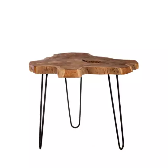 Konferenčný stolík ROMANTEAKA – 55 × 55 × 48 cm