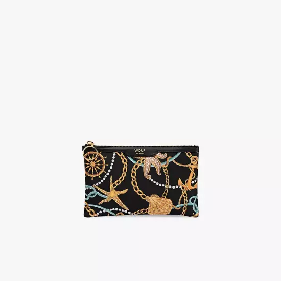Saténová mini listová kabelka Sailor Pocket Clutch