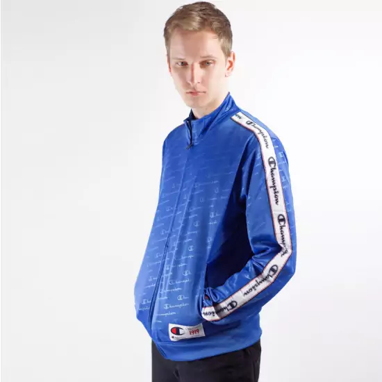 Modrá mikina Rochester Full Zip Sweatshirt