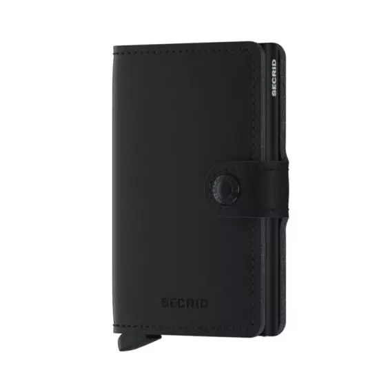 Čierna peňaženka Miniwallet Vegan Soft Touch