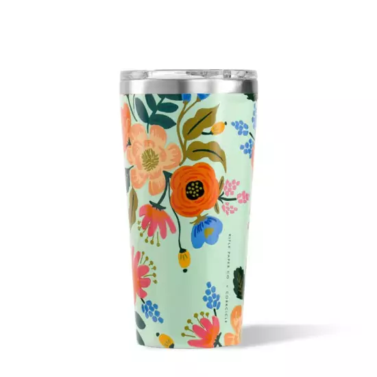 Termohrnček Tumbler – zelená kvetinová (475 ml)