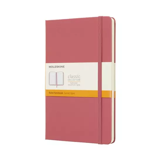 Zápisník tvrdý ružový