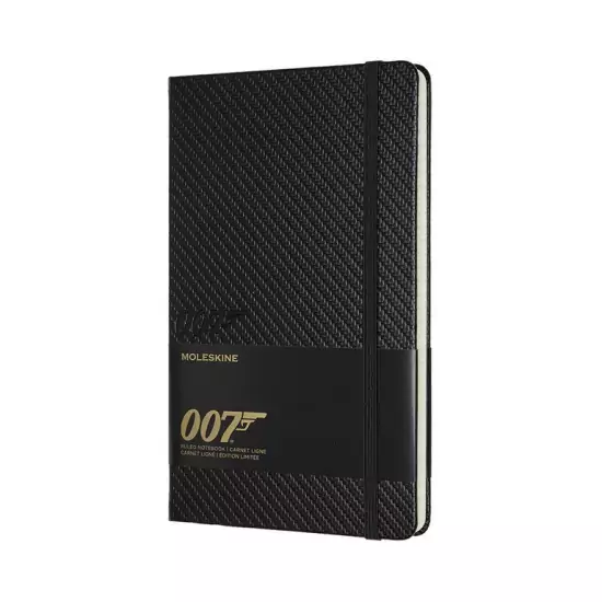 James Bond zápisník linajkovaný L Carbon (240 strán)